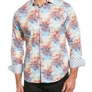 Robert Graham Bakemeyer Men’s Classic Fit Multicolor Button Down Shirt